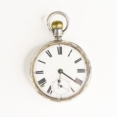 Lot 393 - A Victorian silver cased open face pocket...