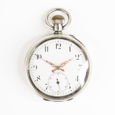 Lot 391 - An early 20th century Continental silver cased...