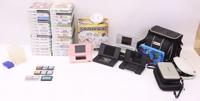 Lot 921 - Tray Containing Nintendo DS Portable consoles,...