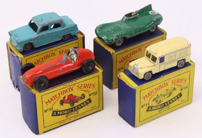 Lot 826 - Matchbox group of four to include a no.41B D...
