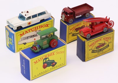 Lot 824 - Matchbox group of four to include a no.1A...