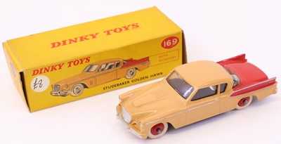 Lot 617 - Dinky Toys 169 Studebaker Golden Hawk, tan...
