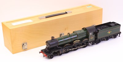 Lot 189 - 0 gauge finescale kit built Castle Class loco...