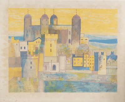 Lot 1015 - Helena Markson (1934-2012) - Tower of London,...