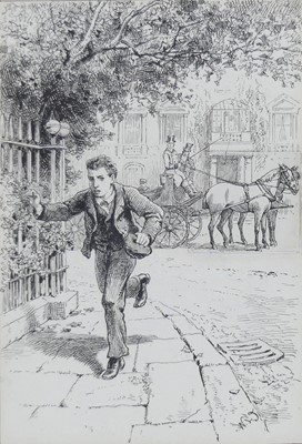 Lot 1110 - Charles Whymper RI (1853-1941) - Boy and...