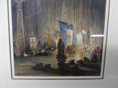 Lot 1111 - French School (19th century) - Cathedral...