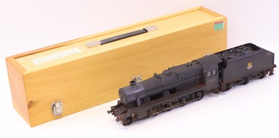 Lot 187 - 0 gauge finescale kit-built 8F loco, built...