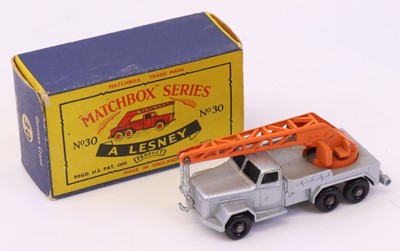 Lot 727 - Matchbox Lesney No. 30 Magirus-Deutz Crane...