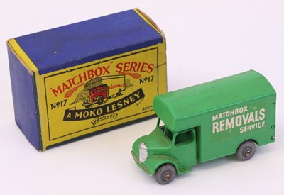 Lot 732 - Matchbox Regular Wheels 17b Bedford Removals...