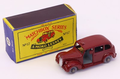 Lot 735 - Matchbox 1-75 series No.17 Metropolitan Taxi,...