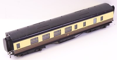 Lot 154 - Exley 0 gauge GWR brake 3rd coach, in GWR...