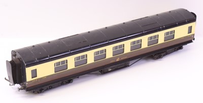 Lot 155 - Exley 0 gauge GWR all third coach, in GWR...