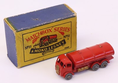 Lot 754 - Matchbox Lesney No. 11 ERF Petrol Tanker in...