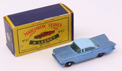 Lot 790 - Matchbox No.57 Chevrolet Impala in metallic...
