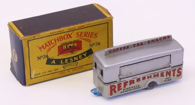 Lot 762 - Matchbox Lesney No. 74 Mobile Canteen with a...