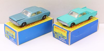 Lot 775 - Matchbox Regular Wheels group of two diecasts...