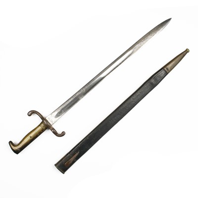 Lot 7 - An Imperial German 1871 pattern bayonet,...