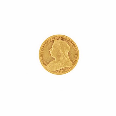 Lot 259 - Great Britain, 1899 gold full sovereign,...