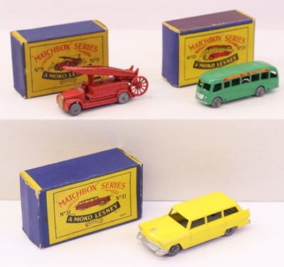 Lot 783 - Matchbox Regular Wheels group of three...