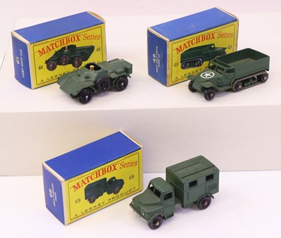 Lot 792 - Matchbox Regular Wheels group of three...