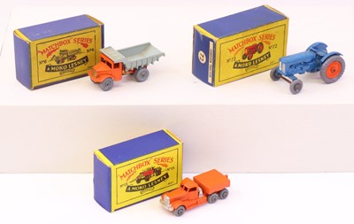 Lot 794 - Matchbox Regular Wheels group of three...