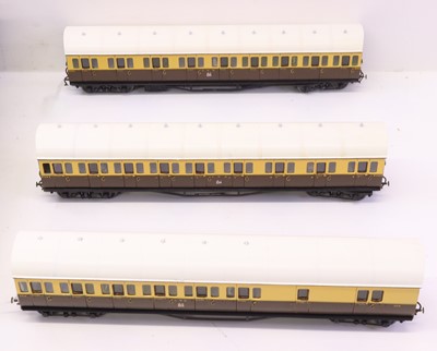 Lot 250 - Three 0 gauge finescale kit-built GWR Collett...
