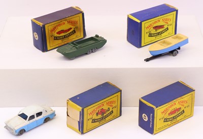 Lot 795 - Matchbox Regular Wheels group of three boxed...