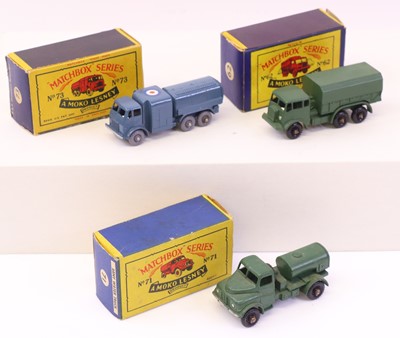 Lot 796 - Matchbox Regular Wheels group of three...