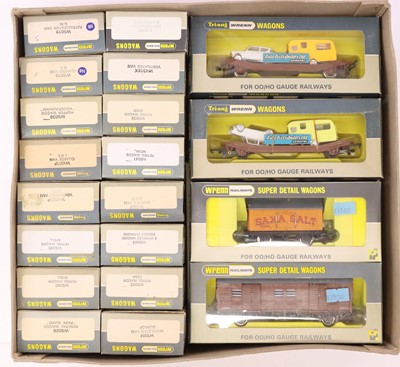 Lot 452 - Twenty-eight Wrenn 4-wheel goods wagons, some...