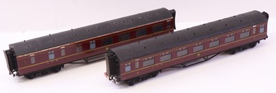 Lot 163 - Two kit-built Exley-style 0 gauge finescale...