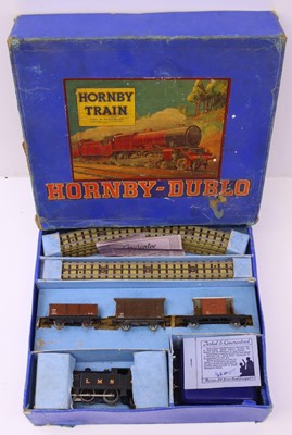 Lot 308 - EDL7 Hornby-Dublo 3-rail electric 1947 Tank...