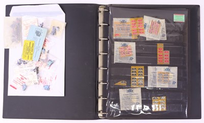 Lot 349 - A loose leaf binder filled with Hornby-Dublo...