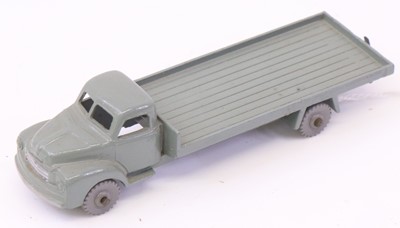 Lot 354 - 066 Dublo Dinky Toy Bedford Flat truck, grey...