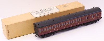 Lot 229 - 0 gauge finescale kit built LMS suburban brake...