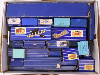 Lot 364 - A large box of boxed Hornby-Dublo post war...