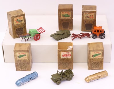 Lot 858 - Qualitoy Benbros group of 6 TV series diecasts...