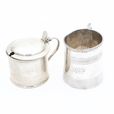Lot 253 - A George III silver christening mug, having...