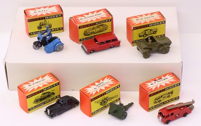 Lot 861 - Benbros Qualitoy Mighty Midget Series group of...