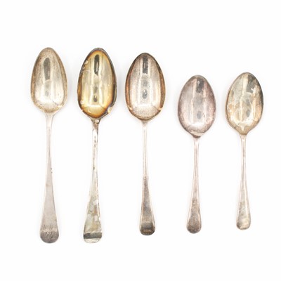 Lot 277 - A George III silver serving spoon, in the Old...