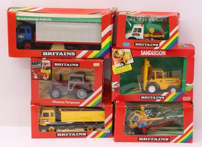 Lot 902 - Britains 1/32 scale group of 6 farming and...