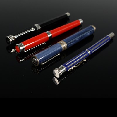 Lot 423 - Three Montegrappa fountain pens, comprising a...