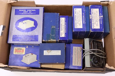 Lot 375 - Meccano/Hornby Power Units. Note that these...