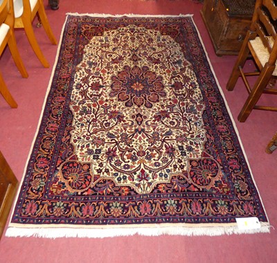 Lot 1409 - A Tabriz rug, 136cm x 230cm