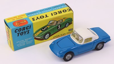 Lot 529 - Corgi Toys No. 319 Lotus Elan Coupe comprising...