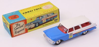 Lot 502 - Corgi Toys No. 443 Plymouth US Mail Delivery...