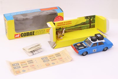 Lot 559 - Corgi Toys No. 302 Hillman Hunter Rally Car,...