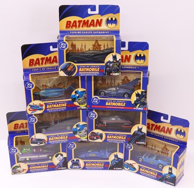 Lot 527 - 8 boxed Corgi Batman Comics Series diecast...