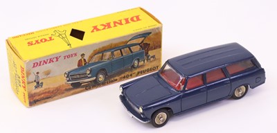 Lot 592 - French Dinky No.525 Peugeot 404 Commerciale...