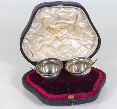Lot 238 - A cased Edwardian silver cutlery set by Mappin...