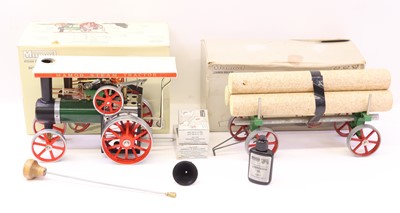 Lot 22 - Mamod TE1A boxed Traction engine, together...